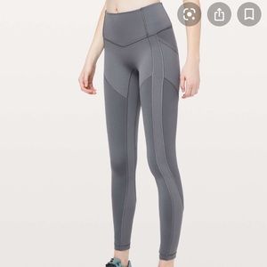 Lululemon All the Right Places Tights Titanium 28”